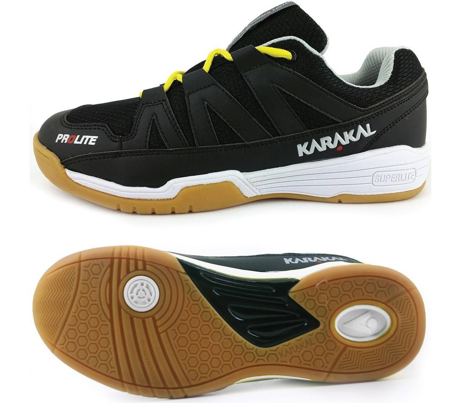 Karakal ProLite Squash Shoes Classic Black