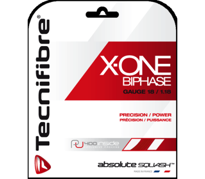Tecnifibre X-ONE BiPhase 18g / 1.18mm Red Set of String